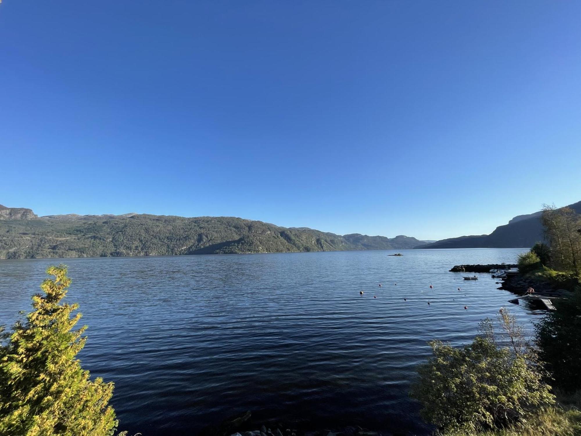 Sauda Fjord Camping Hotell Saudasjøen Eksteriør bilde